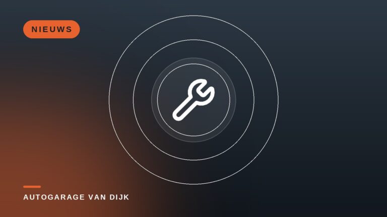 Ruitreparatie nu ook bij ons — Autogarage Van Dijk